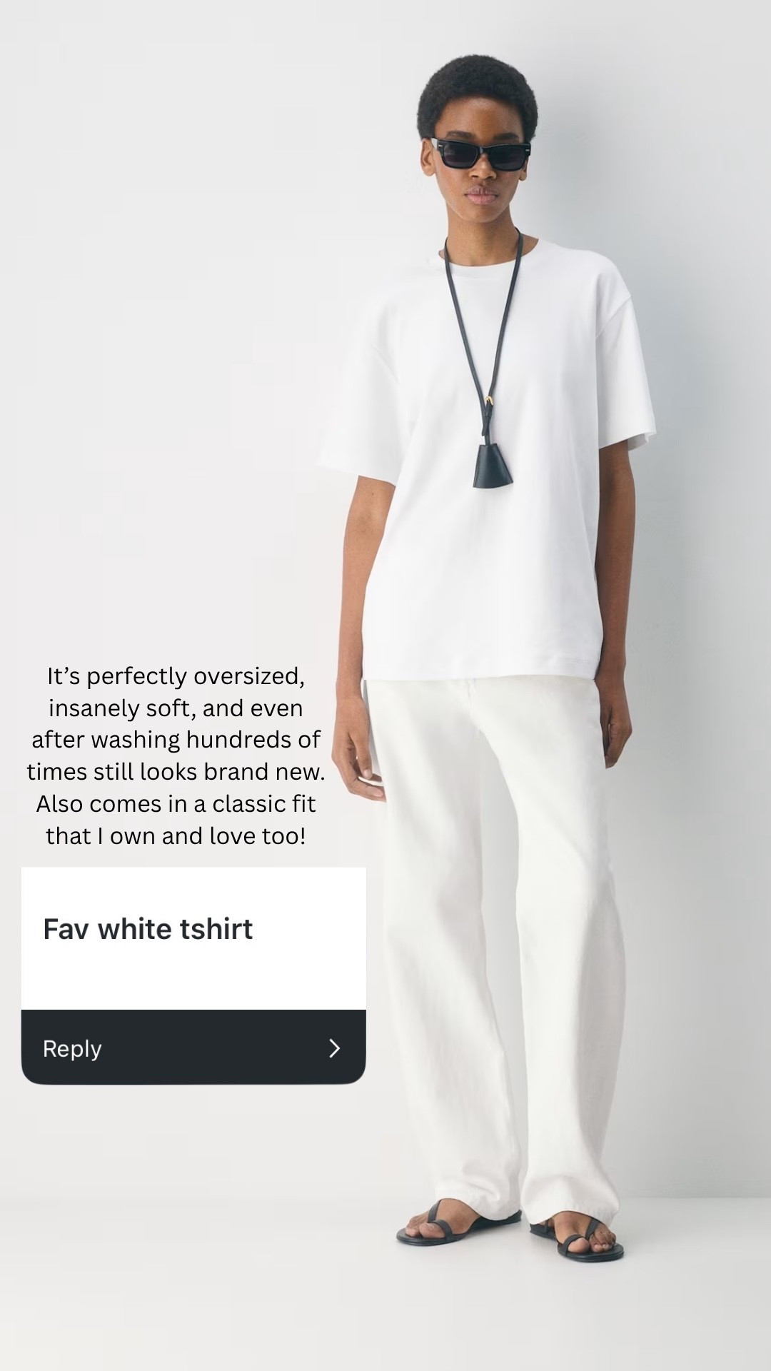 My favorite white tee on SALE! 🤍 Linked both the oversized and classic fit versions of this white t-shirt


closet staples, white t-shirt, white tee, capsule wardrobe, basics, white shirt, Aritzia sale

#LTKSaleAlert #LTKSeasonal