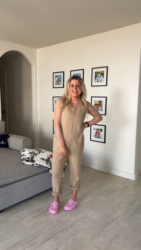 Comfy outfit 
Jumpsuit small
Free people style outfit 
Birkenstock sandals tts
Travel outfit 
Summer outfit 

#LTKstyletip #LTKfindsunder100 #LTKshoecrush