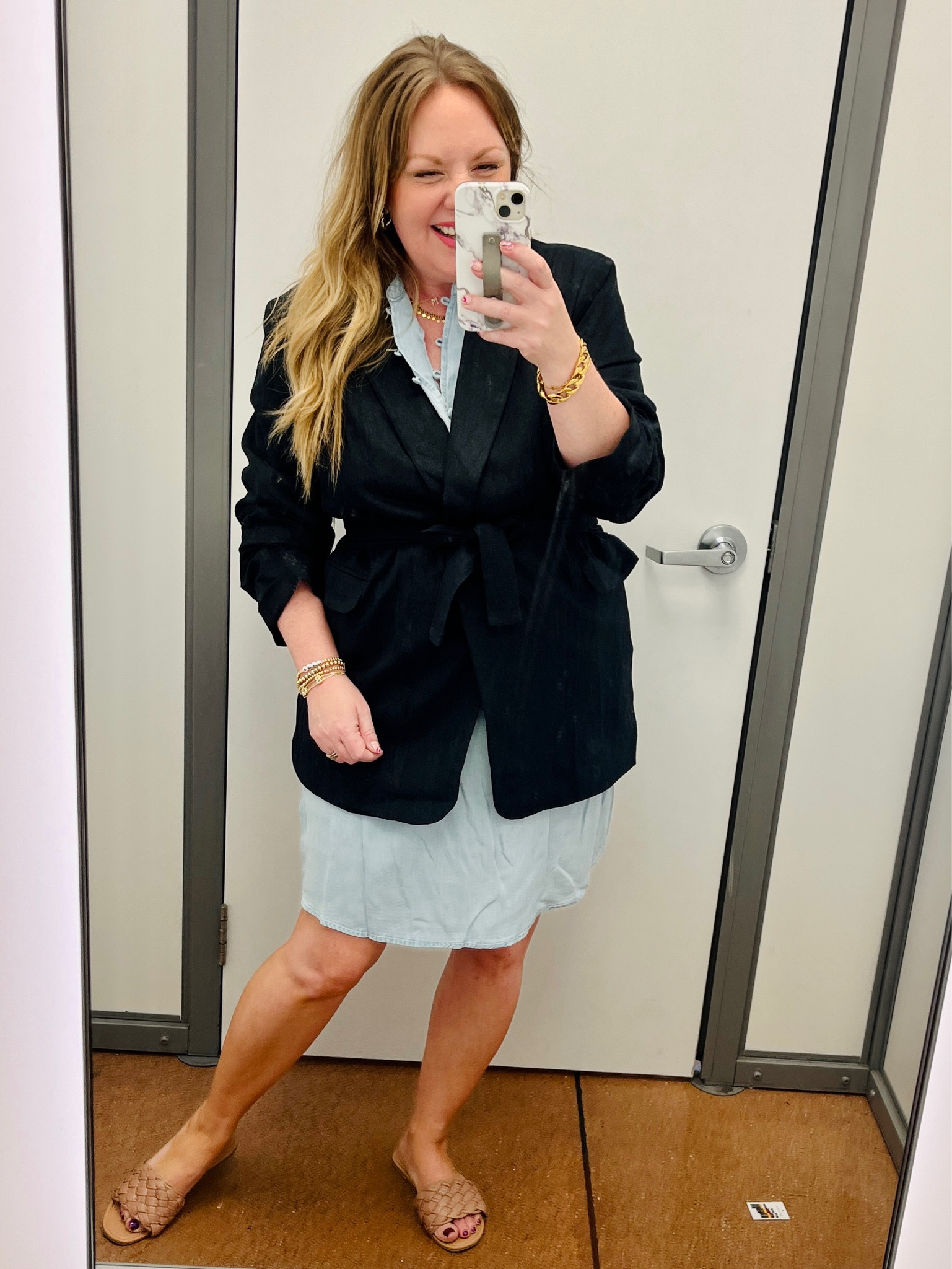 Large in both

#LTKworkwear #LTKunder50 #LTKstyletip