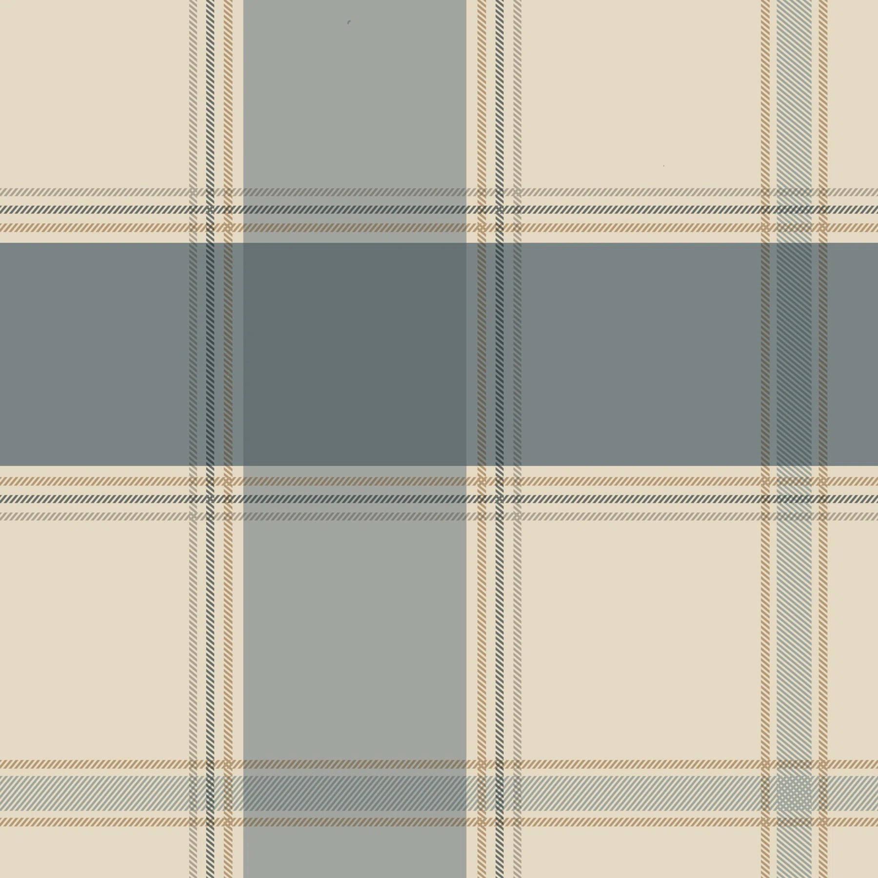 Braxton Check Wallpaper | Wayfair North America