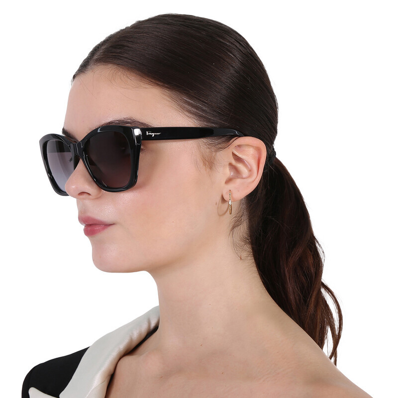 Salvatore Grey Gradient Cat Eye Ladies Sunglasses | Jomashop.com & JomaDeals.com