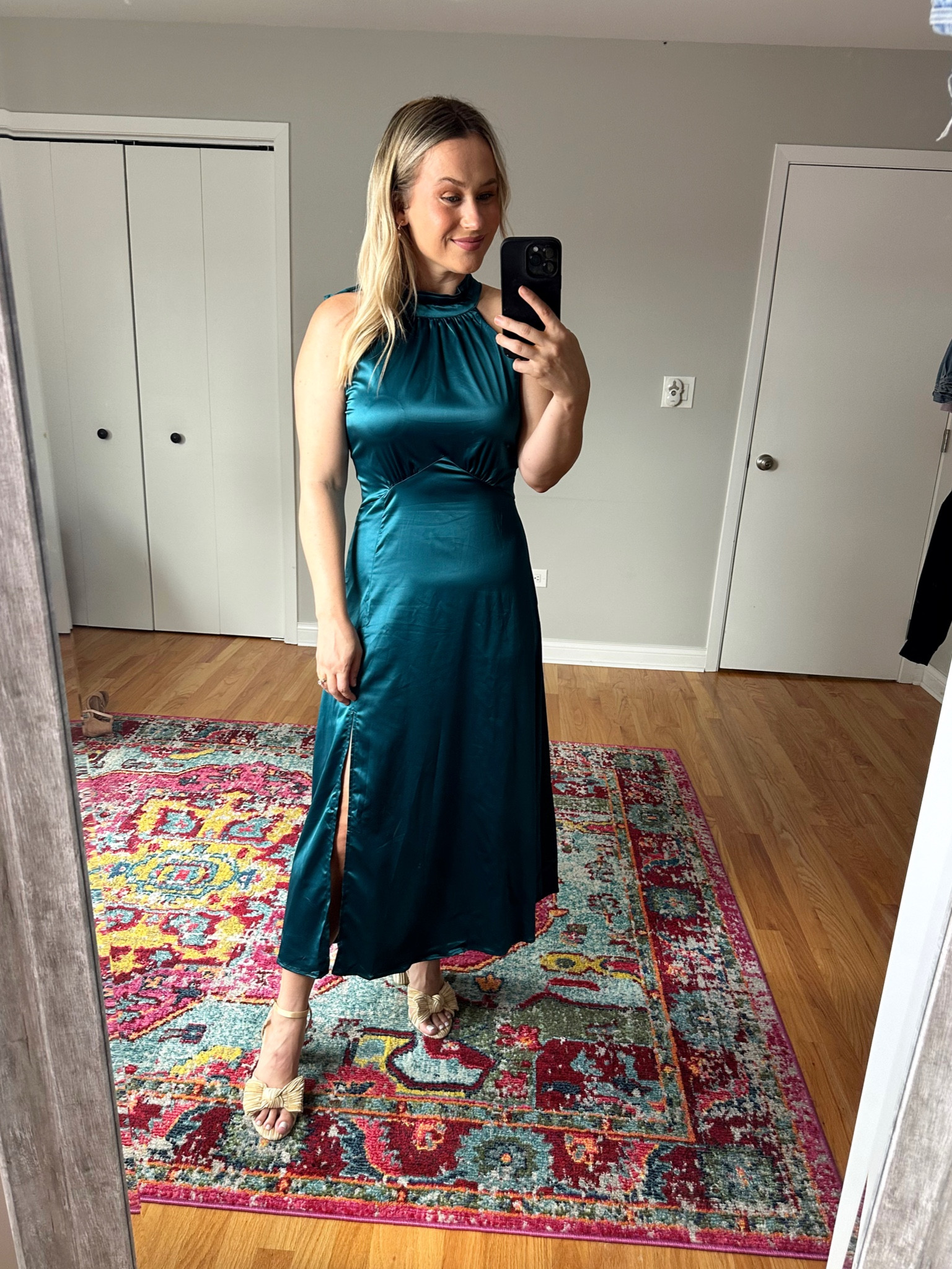 Wedding guest dresses from amazon! This halter dress and gold heels are both #amazonfashion finds! #weddingguestdresses #summerdress #goldheels 

#LTKunder50 #LTKshoecrush #LTKwedding