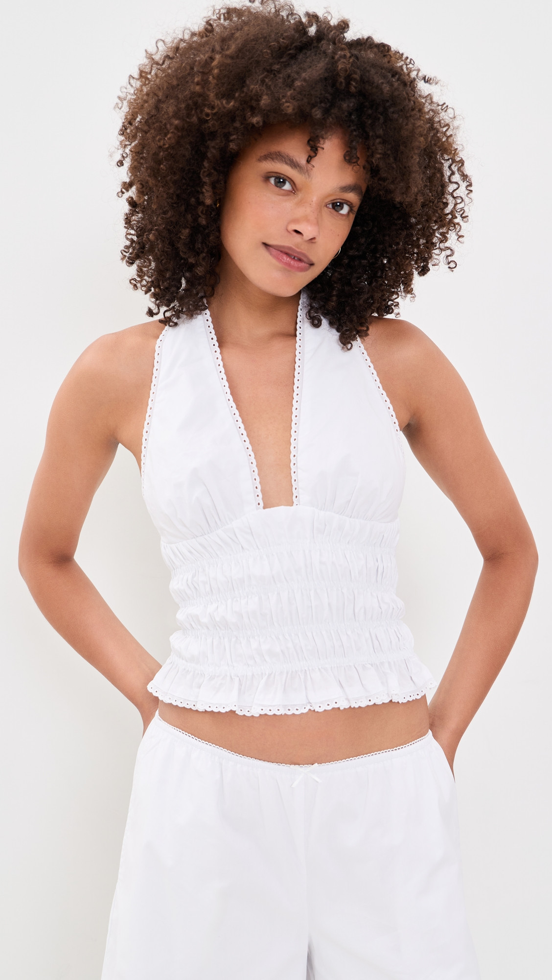 NIA Filippo Top White M | Shopbop