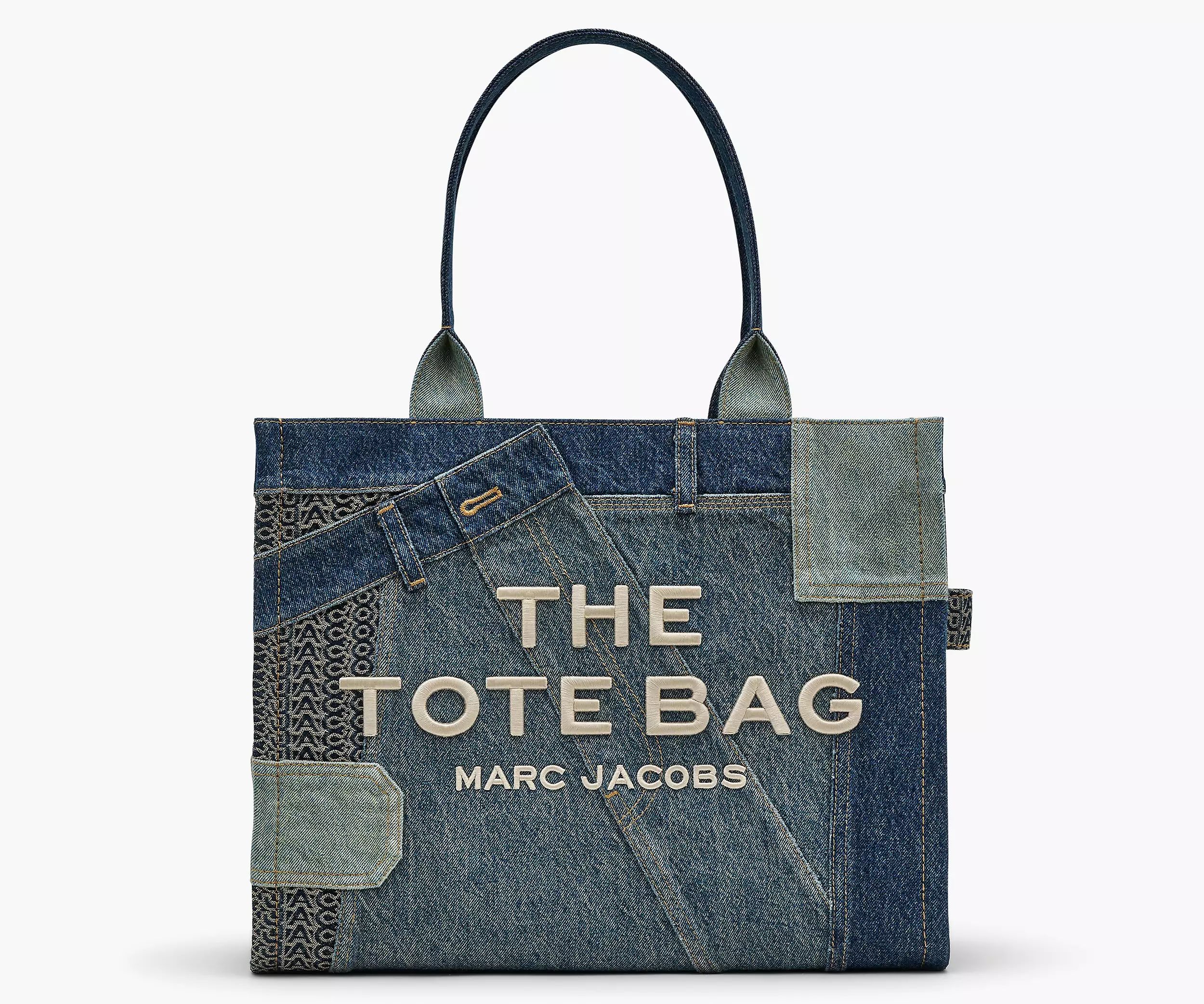 The Deconstructed Denim Large Tote Bag | Marc Jacobs