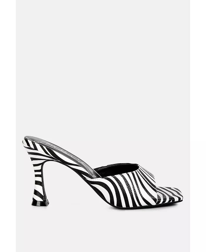 London Rag Women's Roblux Slip On Spool Heels Sandals - Macy's | Macy's