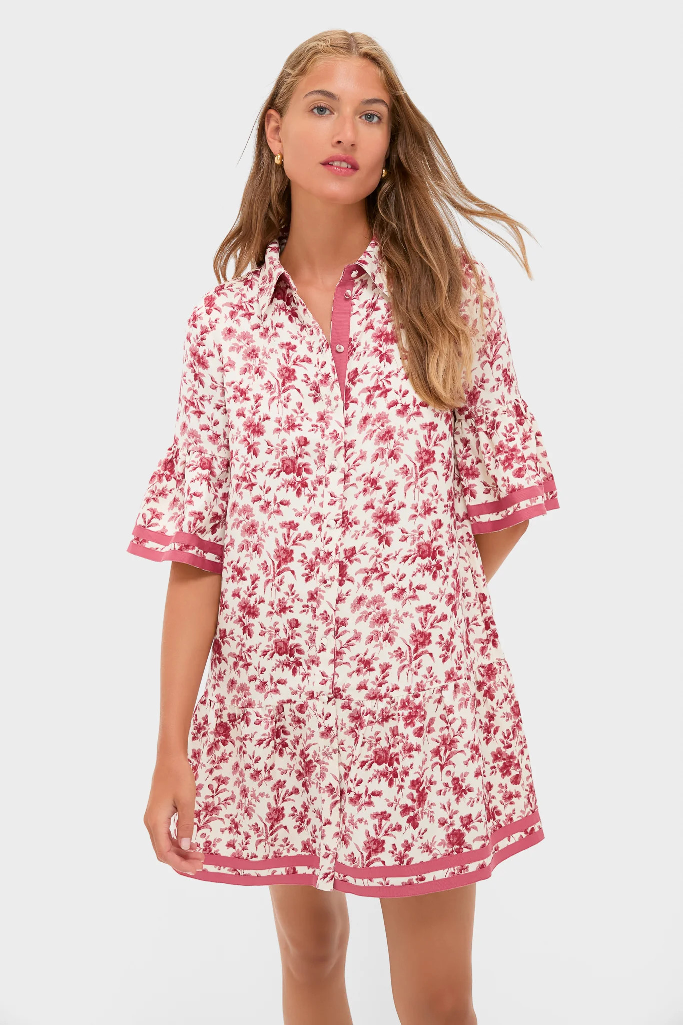 Pomegranate Bloom Rowe Dress | Tuckernuck (US)
