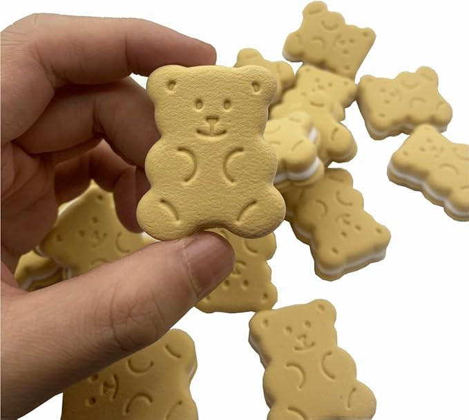 20 Pcs Fake Cookies Cake, Realistic Artificial Fake Bear Pattern Cookies Model Photography Props ... | Amazon (US)