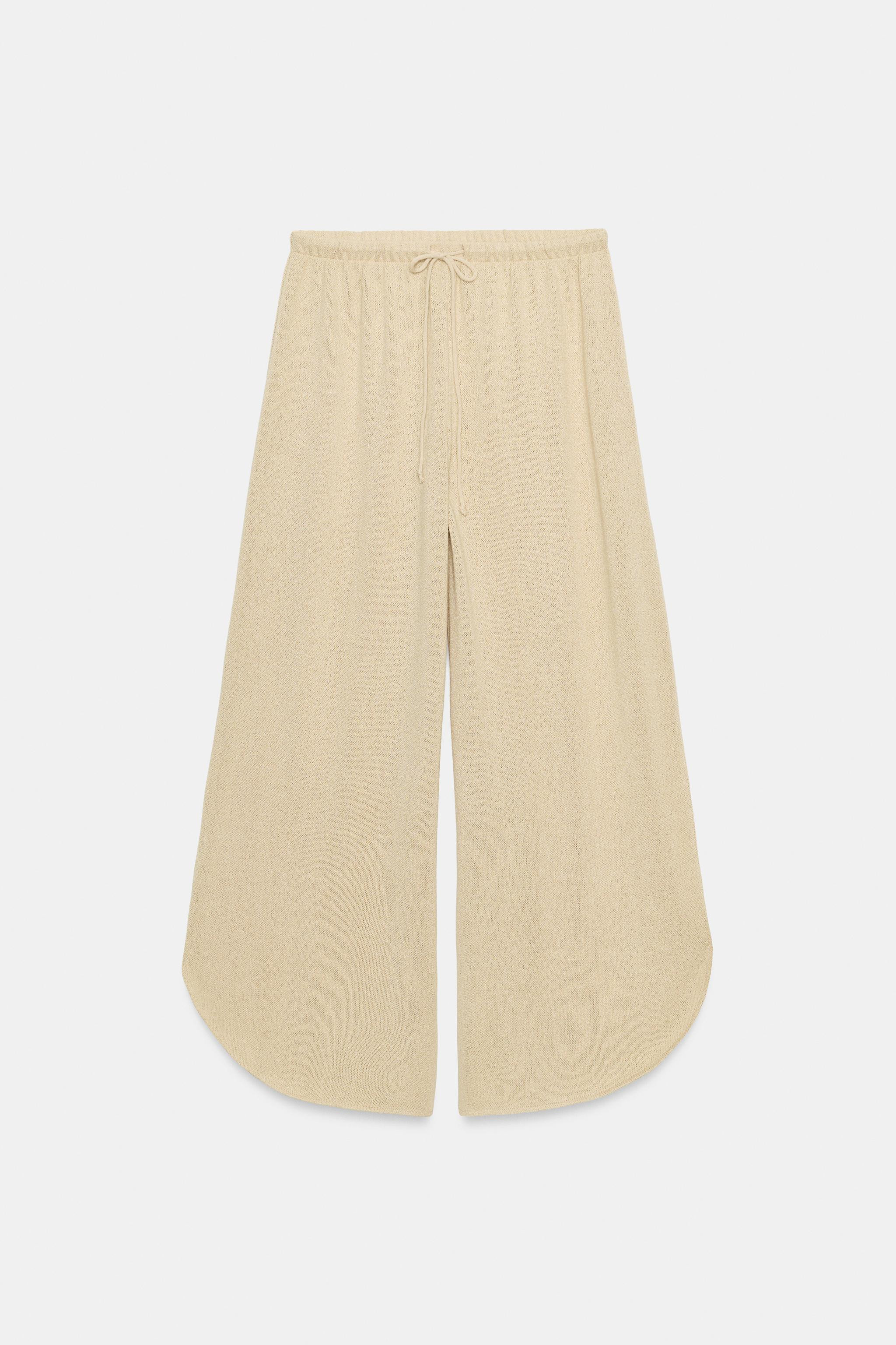 RUSTIEKE BROEK MET SPLITJES | Zara NL