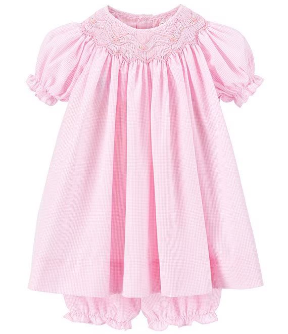 Baby Girls 3-9 Months Smocked Gingham Dress | Dillards