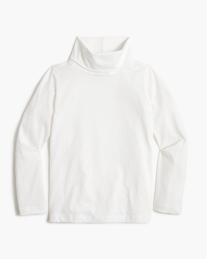 Girls' cotton turtleneck | J.Crew Factory