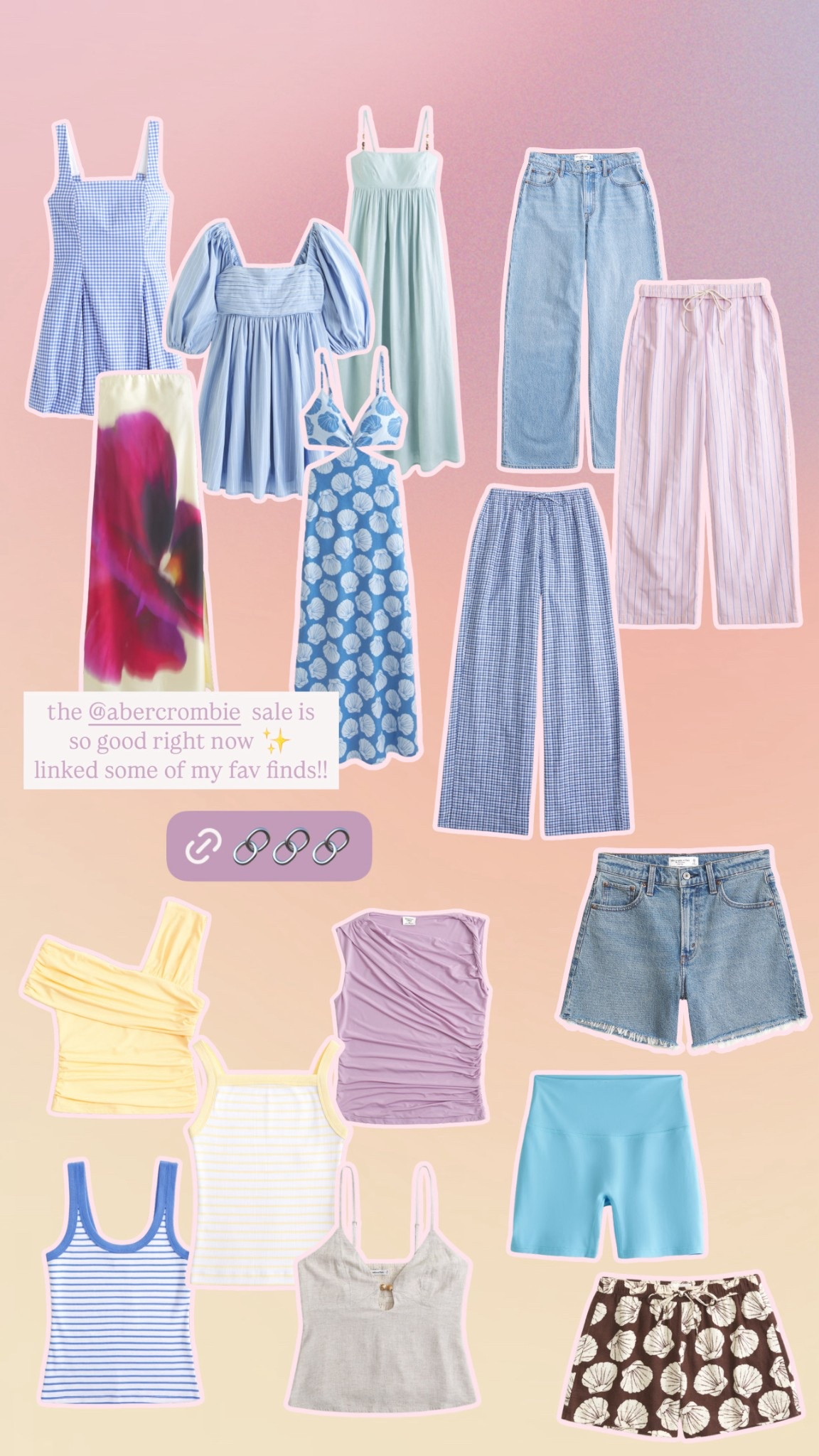 my fav finds from the Abercrombie sale ✨