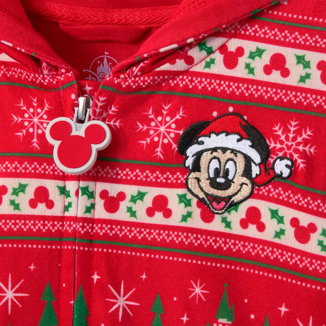 Mickey Mouse Icon Holiday One-Piece Pajama for Kids | Disney Store