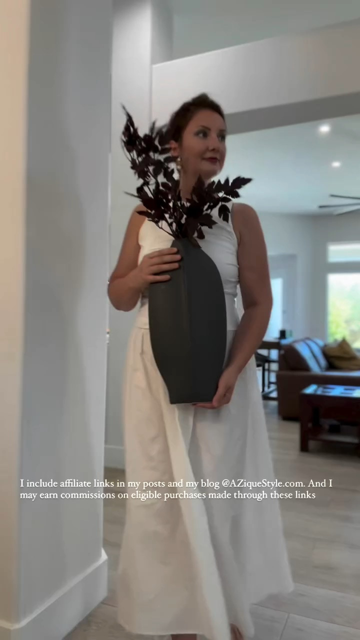 🍂💯My Most Favorite faux fall stems – so realistic cimicifuga plum stems. Absolutely happy to have them in my home. I have real plum tree in my backyard and I truly cannot tell the difference how beautiful realistic and quality these stems are. Rich deep purpled tones, quality details, 36 inch height with flexible adjustable stem. Perfect for indoor and outdoor decor. I style all my modern vases this fall with these stems. Happy fall!#fauxstems #falldecor #happyfall #aziquestyle #walmart #walmartpartner #interiordesign #homestyling #homestylinginspo #stylemyhome #midcenturymodern

#LTKGiftGuide #LTKHome #LTKVideo