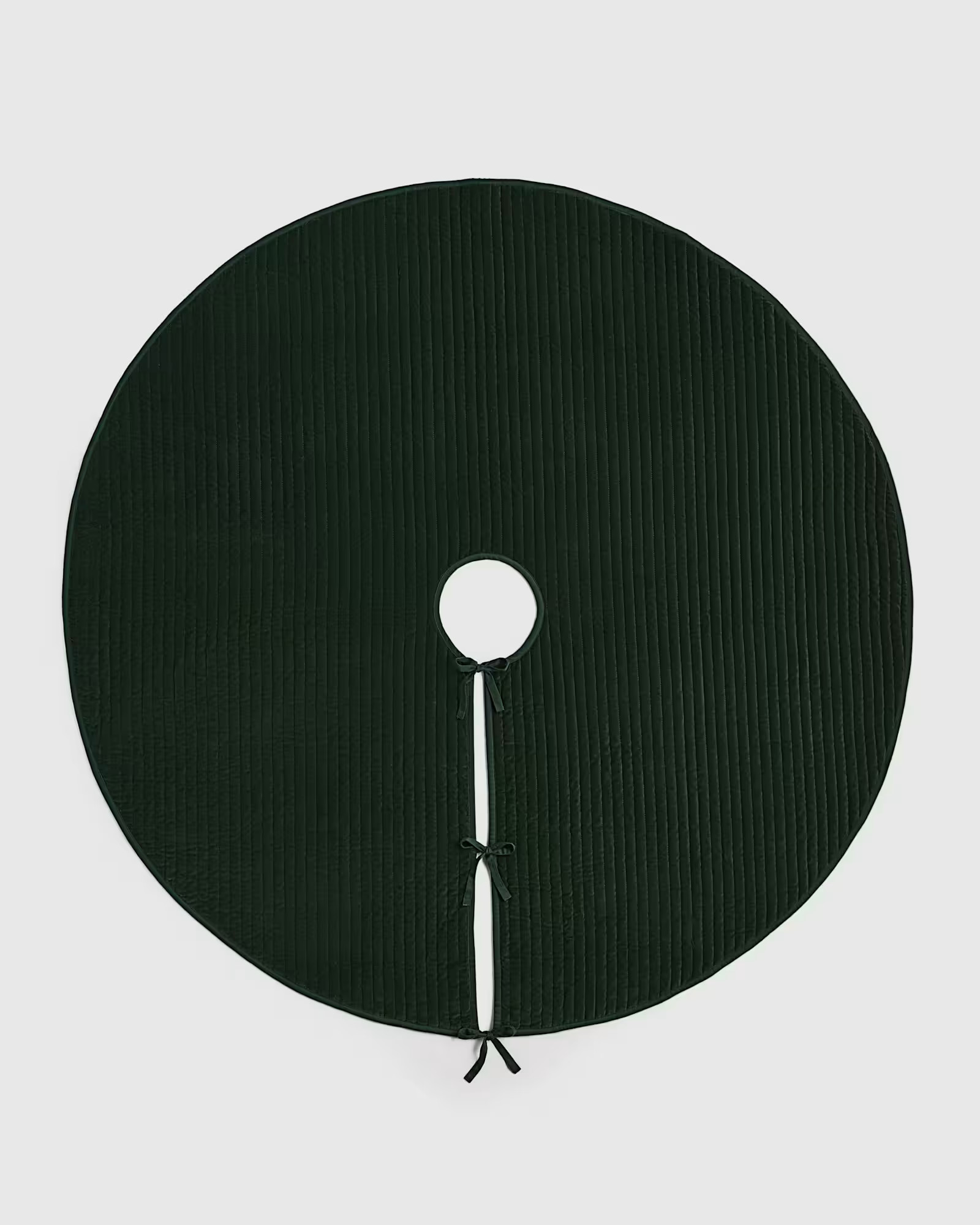 Cotton Velvet Tree Skirt in Spruce | Quince