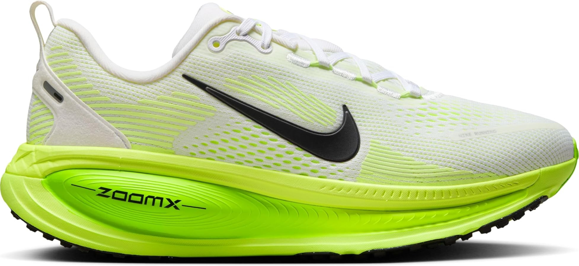 Nike Vomero 18 Women's Road Running Shoes (HM6804-102, White/Electric Green/Volt/Black) Size 6.5 | Amazon (US)