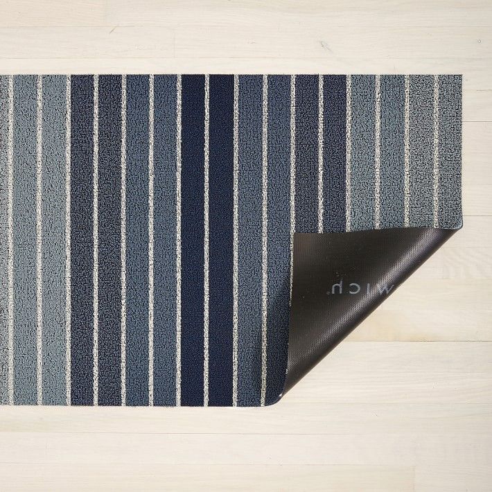 Chilewich Block Stripe Shag Big Mat | Williams-Sonoma