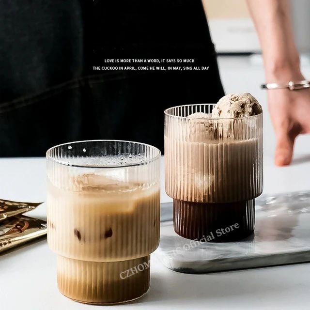 6/4/2/1 copos de vidro resistentes ao calor da caneca de café americana dos pces copo de água t... | Aliexpress BR (BR)