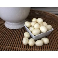 Faux Easter Eggs | Decor Spring Ivory Tiered Tray | Etsy (US)