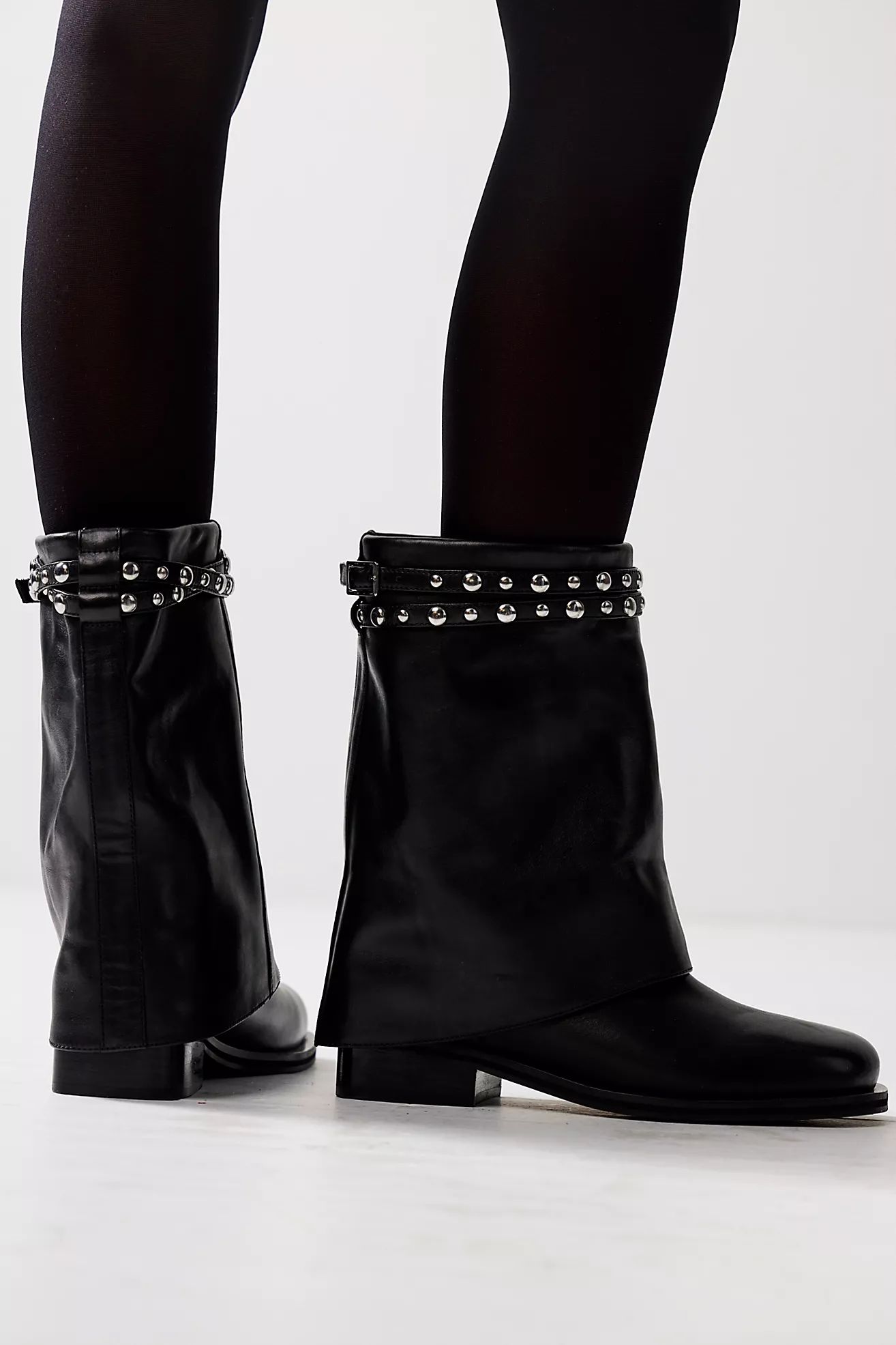 Scorpio Studded Foldover Boots | Free People (Global - UK&FR Excluded)
