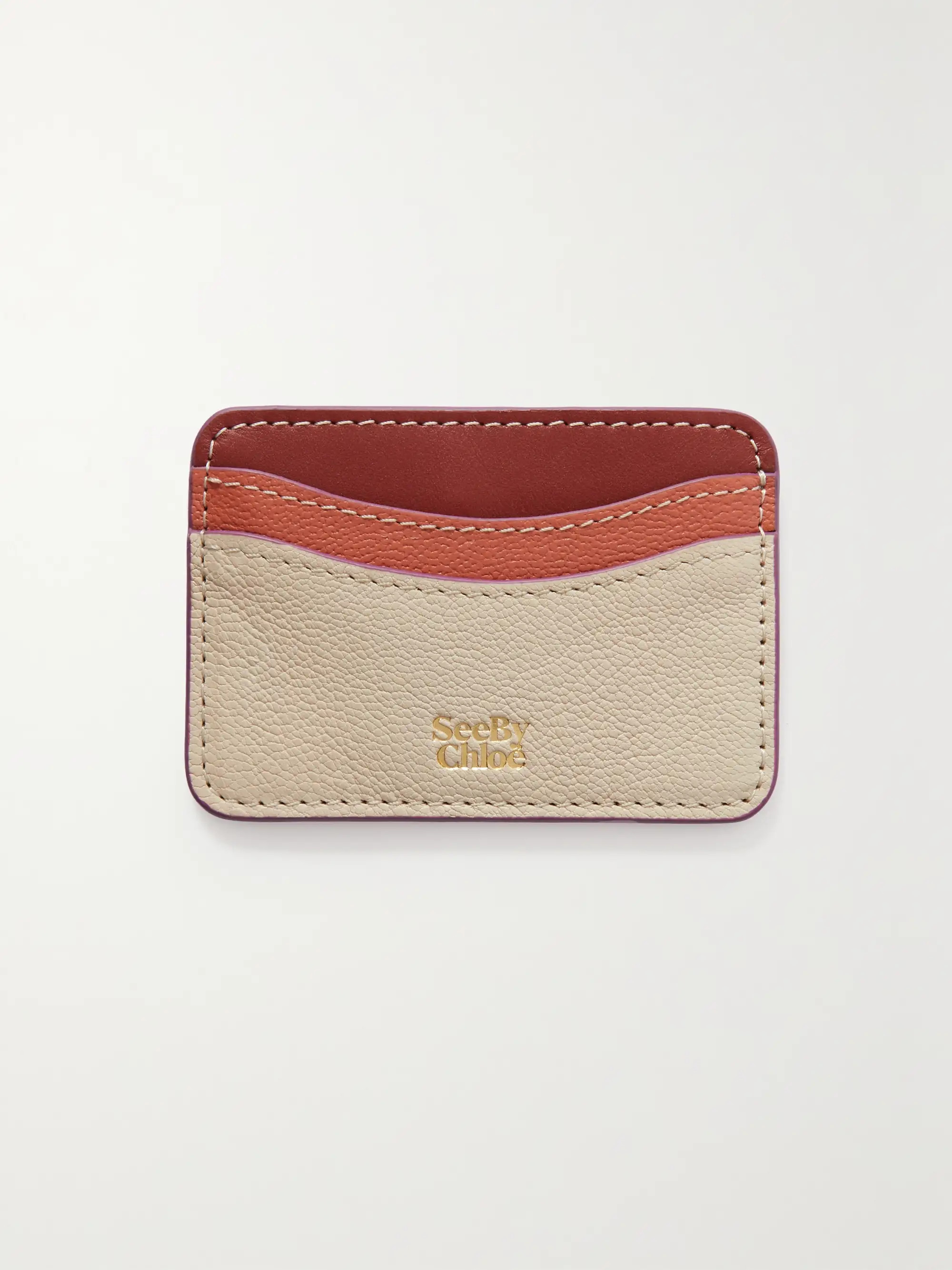 Layers textured-leather cardholder | NET-A-PORTER (US)