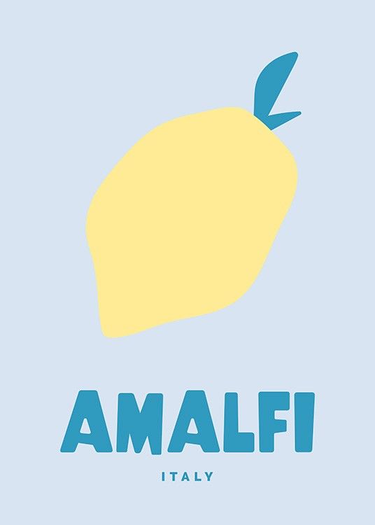 Graphic Amalfi Poster | Desenio