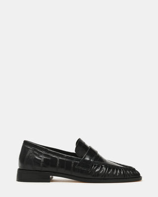 Steve Madden Ronie Flats - Black Exotic - Size 9 - Synthetic/Leather | Steve Madden (Canada)