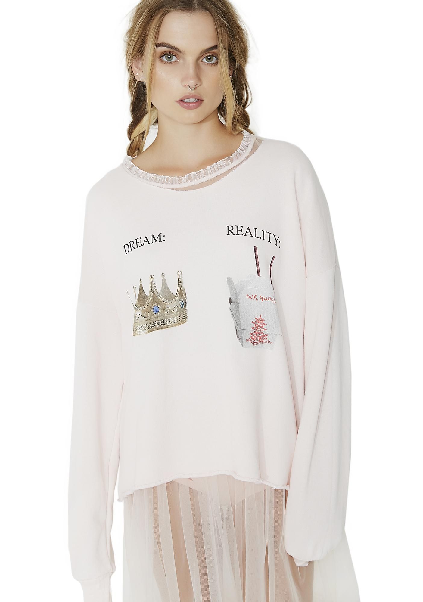 Dream V Reality 5AM Sweatshirt | Dolls Kill