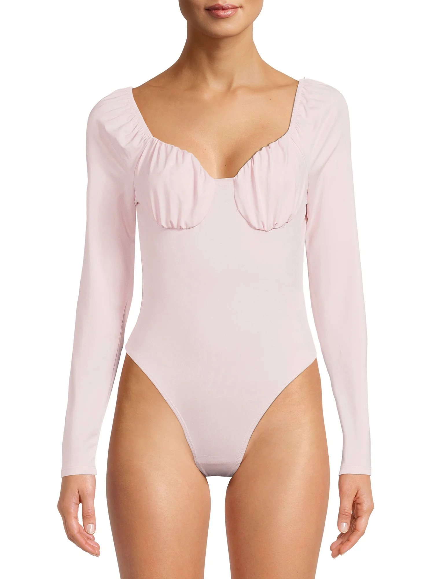 Madden NYC Juniors' Emma Bodysuit with Long Sleeves - Walmart.com | Walmart (US)