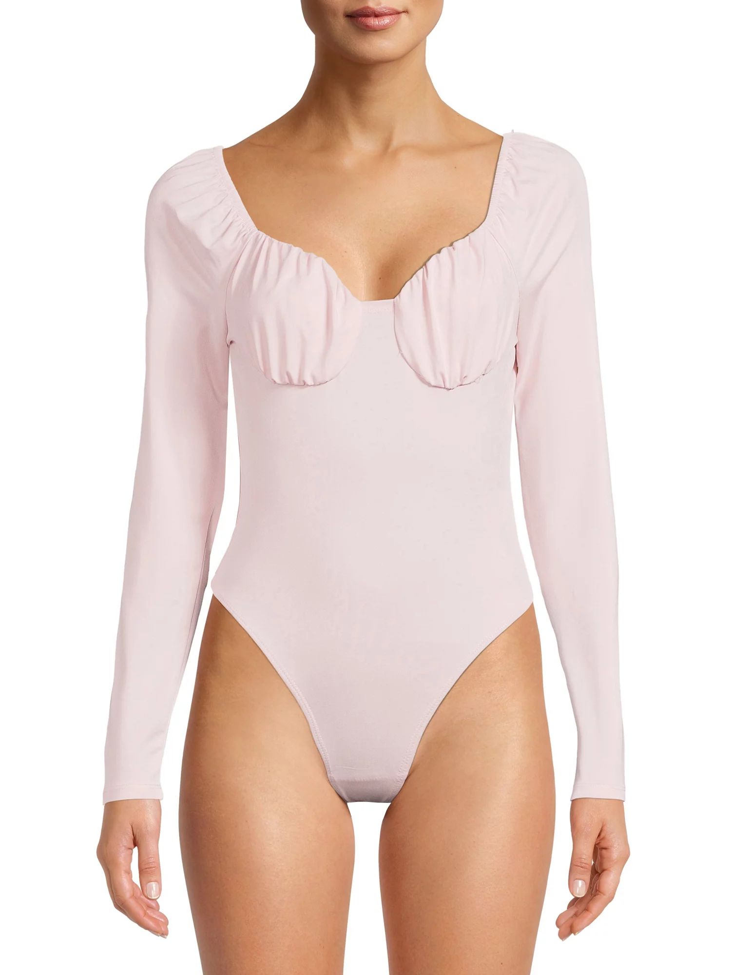 Madden NYC Juniors' Emma Bodysuit with Long Sleeves | Walmart (US)
