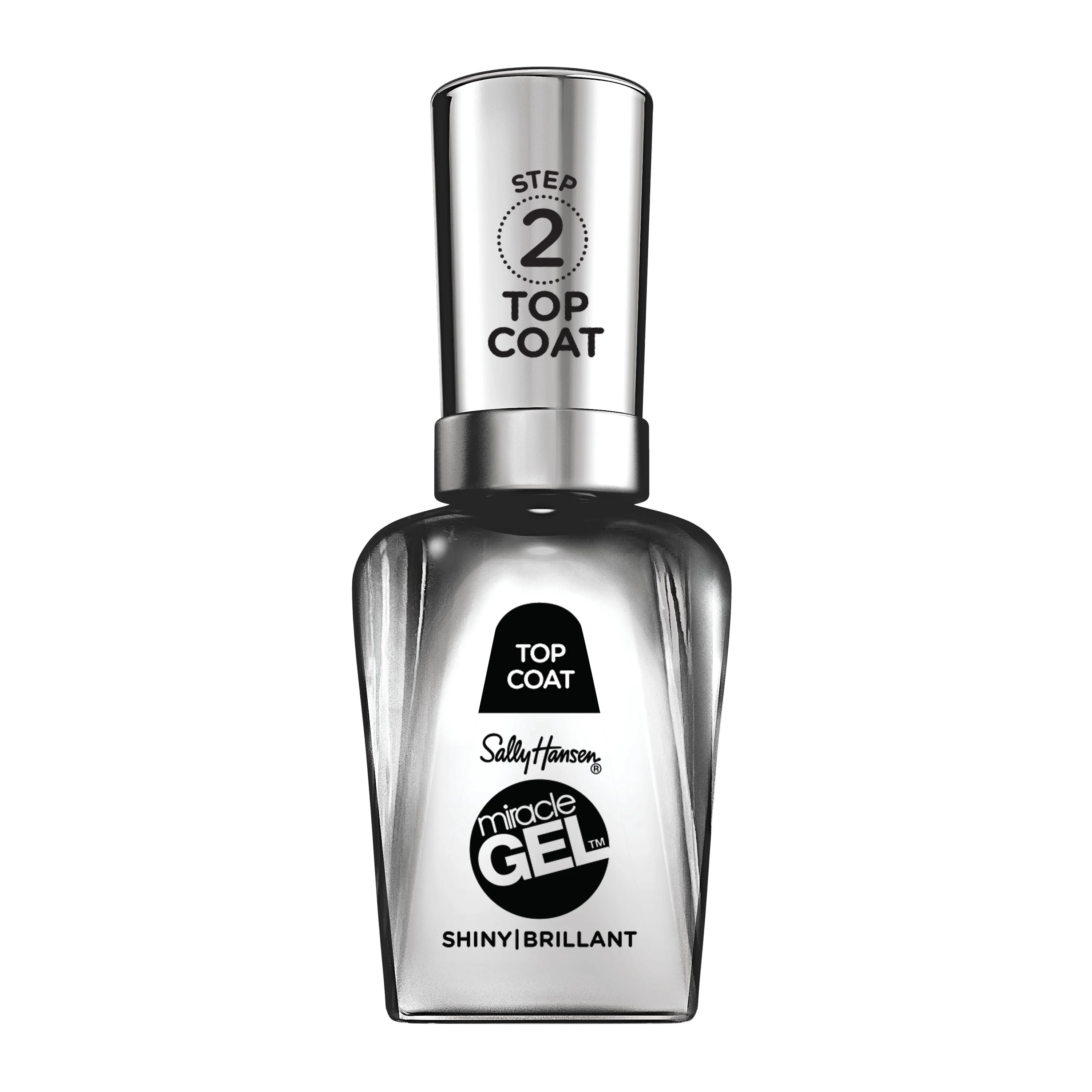 Sally Hansen Miracle Gel Nail Polish Lacquer, Shiny Top Coat, 0.5 fl oz, 1 Pack | Walmart (US)