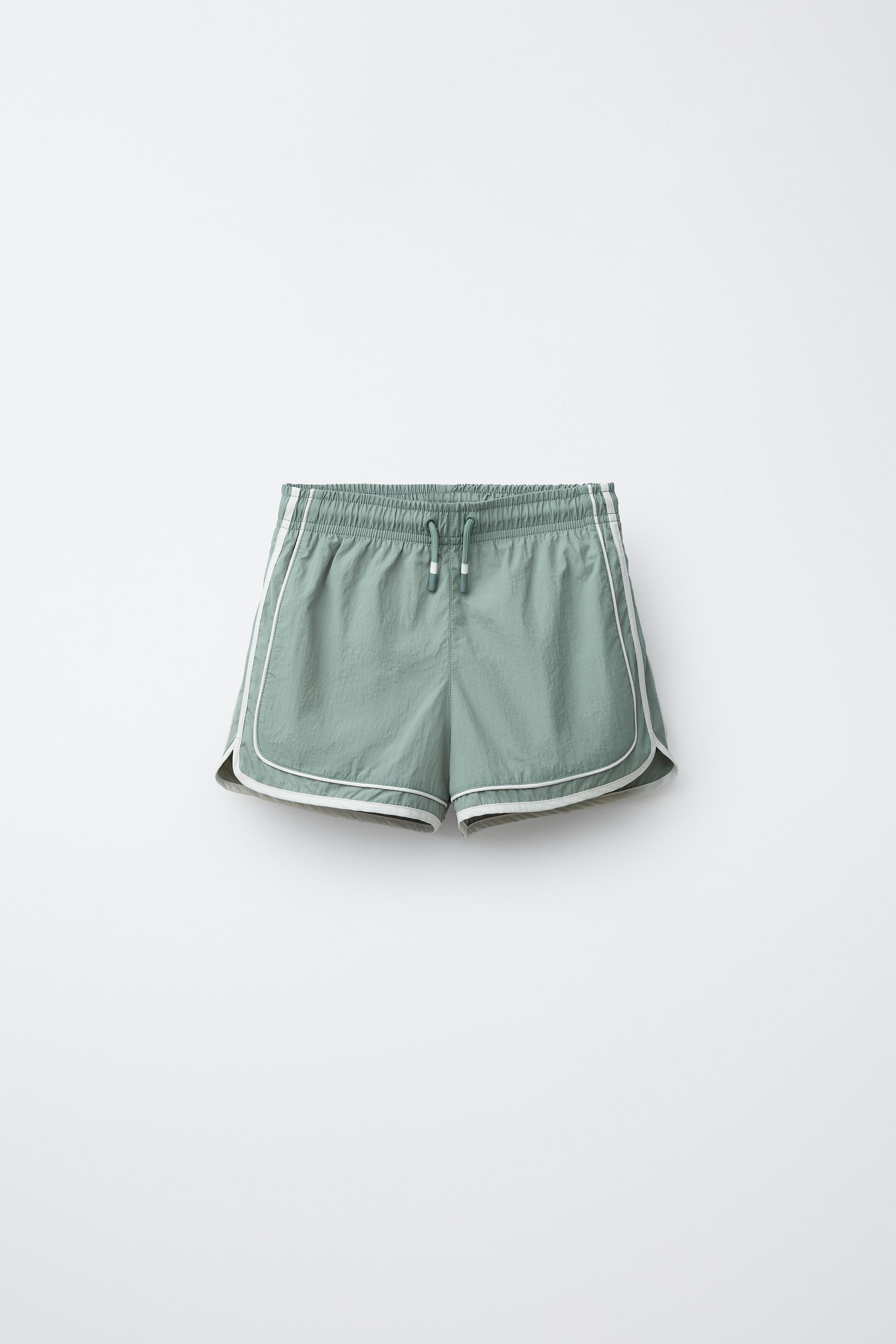 2-6 YEARS / CONTRASTING STRIPE SWIM SHORTS | Zara US