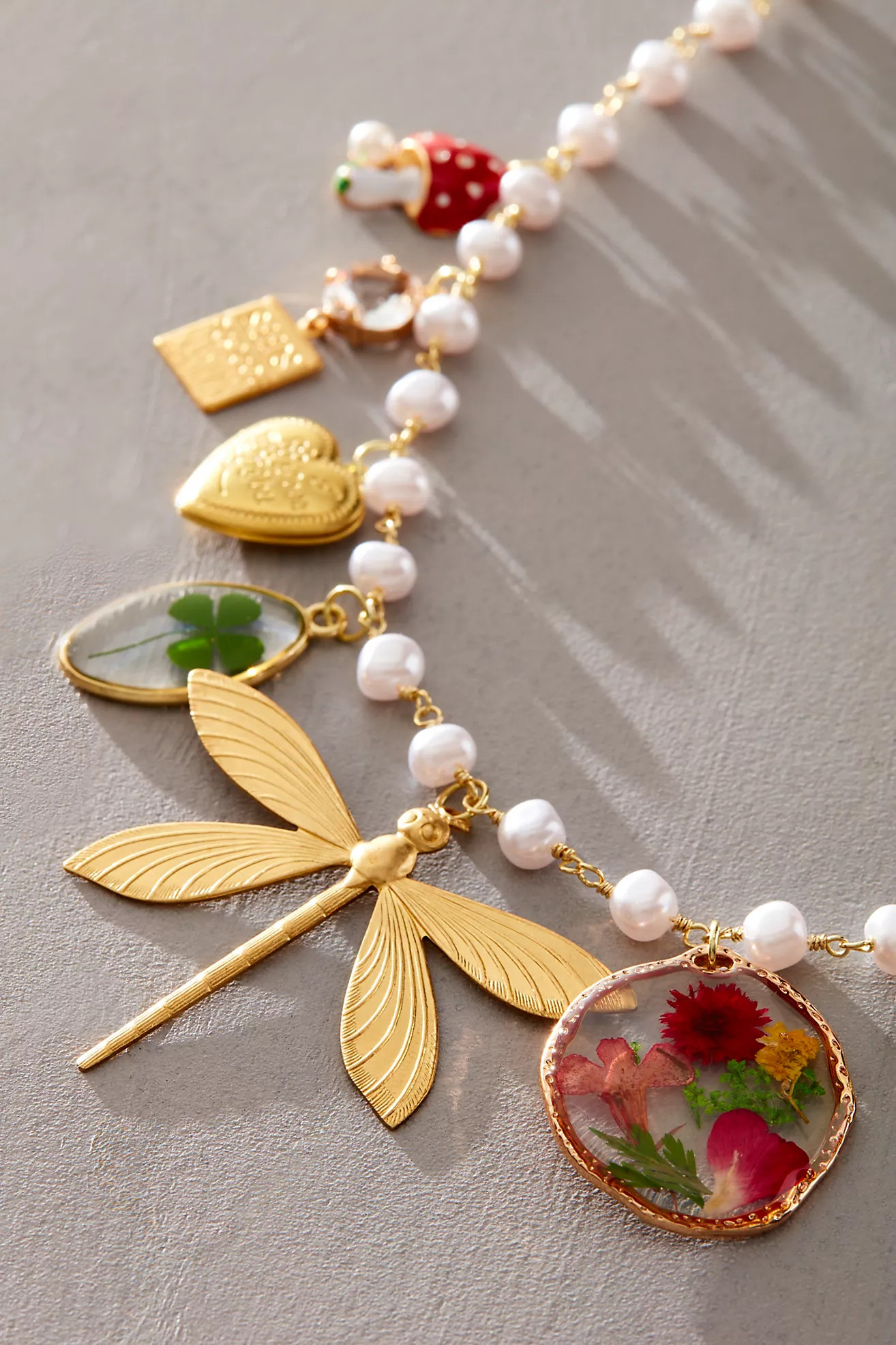 Happily Made Co Pearl Charm Necklace | Free People (Global - UK&FR Excluded)