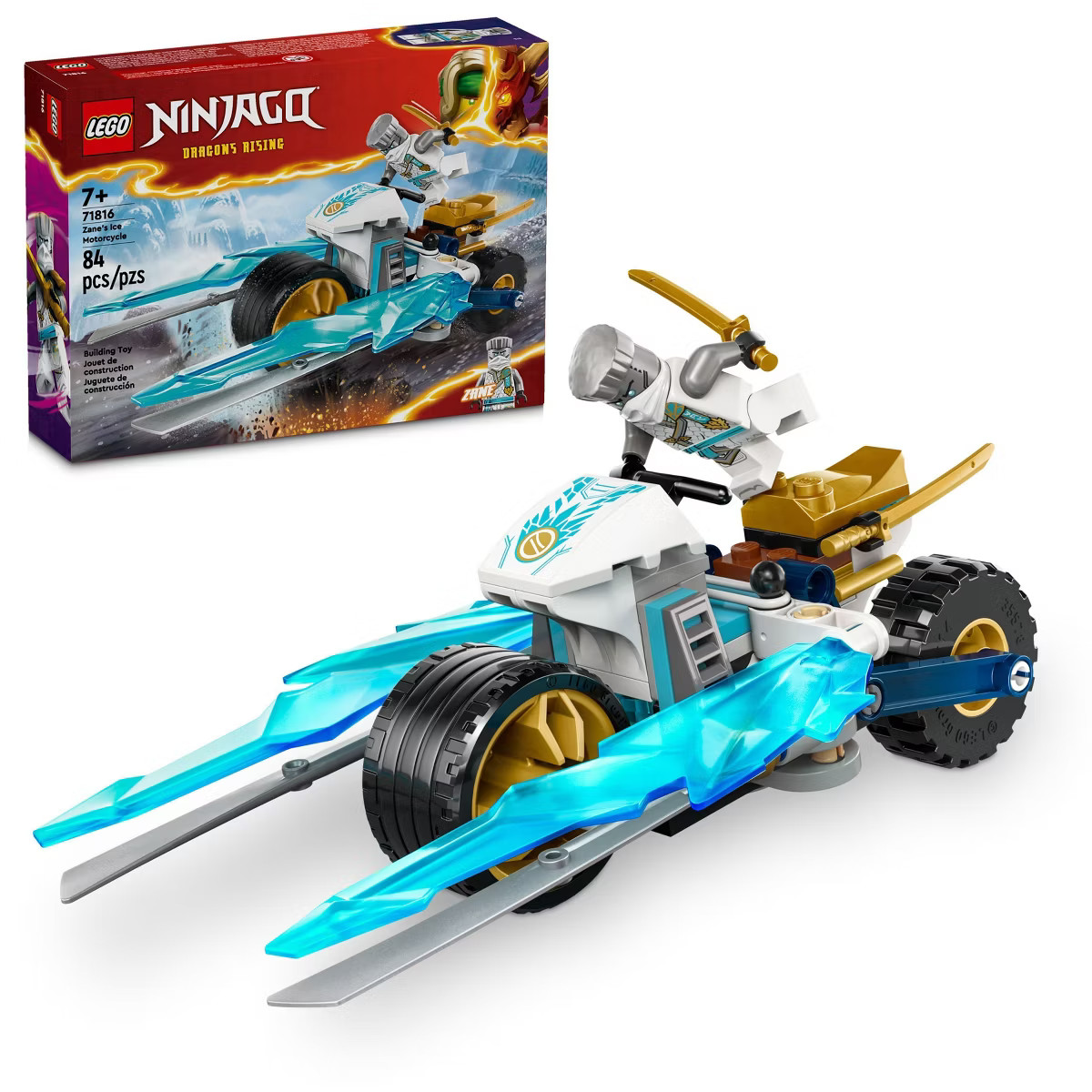 LEGO NINJAGO Zane's Ice Motorcycle Toy Set 71816 | Target