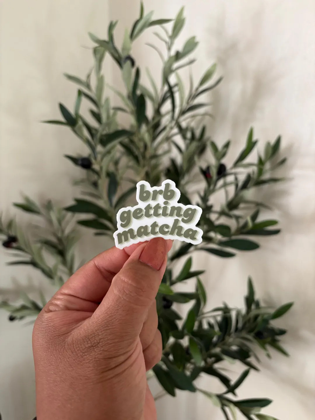 BRB GETTING MATCHA Vinyl Sticker - Planner Deco, Diecut, Matcha Lover, Kindle & Laptop Stickers, ... | Etsy (US)