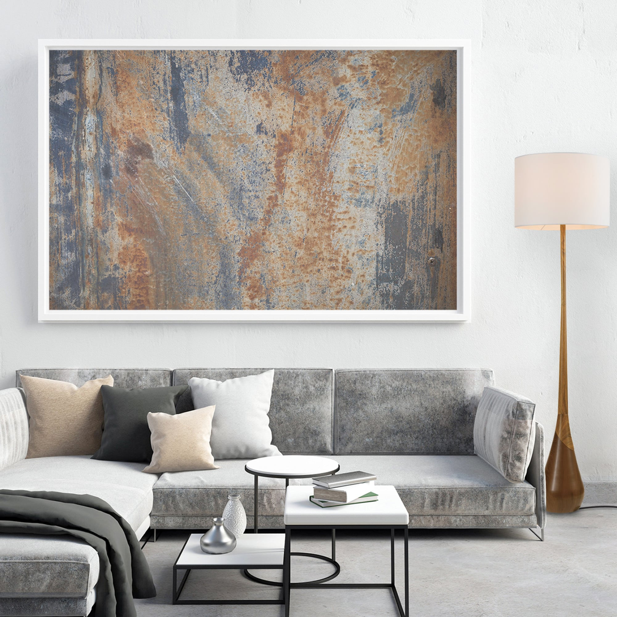 Globe Electric 65.0-in Faux Wood Shaded floor lamp Floor Lamp with Fabric Shade | 67225 | Lowe's