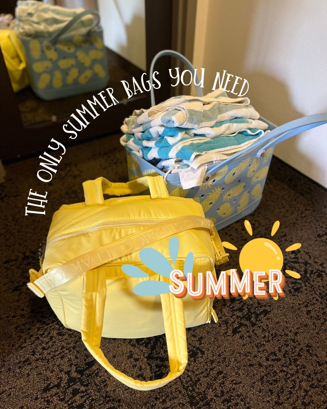 The only two bags you need for summer :) love the Bogg bag for all things water! Pool, lake, beach, it’s hands down the one I grab! This travel duffel is my favorite! Perfect for a weekend getaway or dry clothes for after water fun :) 

#LTKFindsUnder100 #LTKItBag #LTKSummerEdit