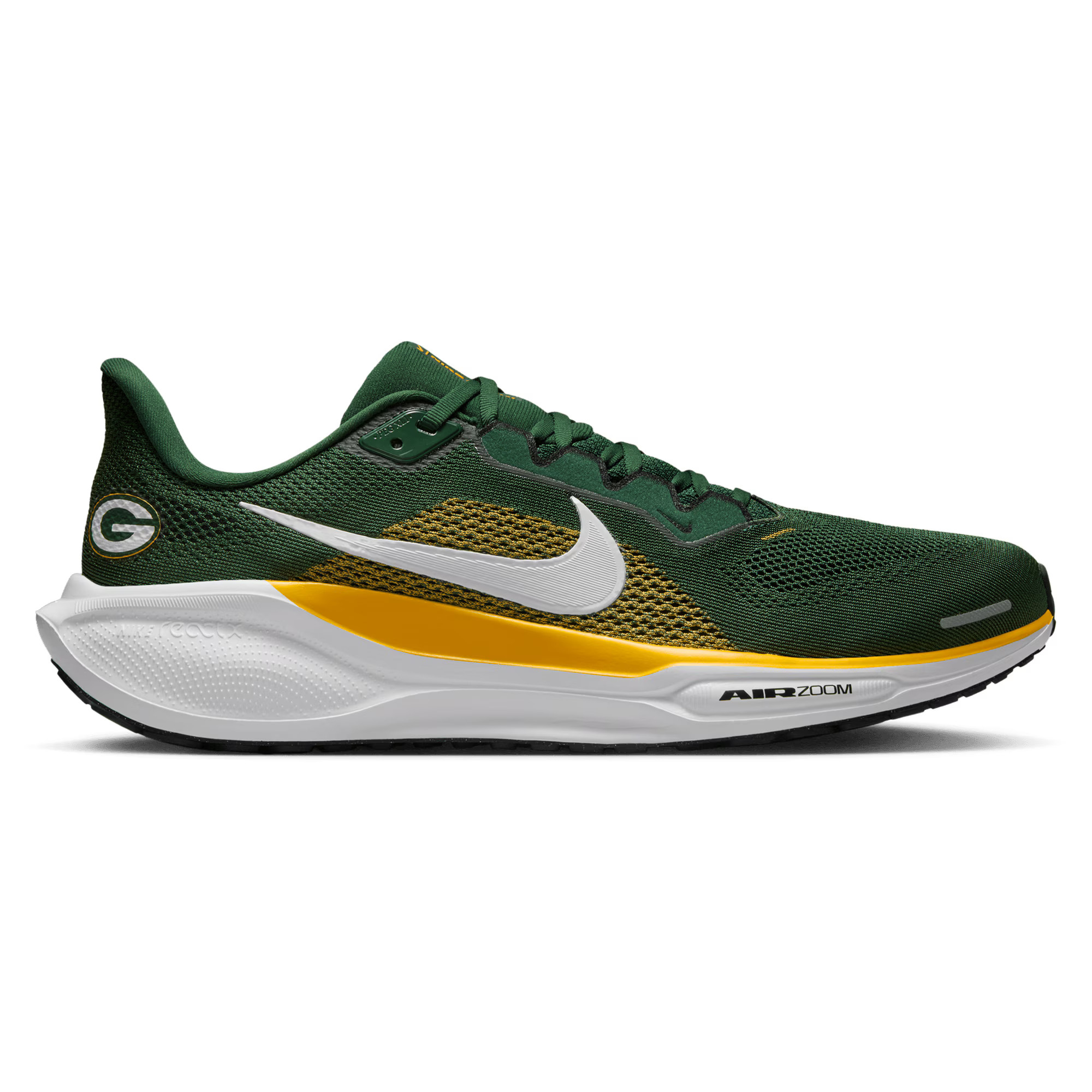 Green Bay Packers Nike Unisex Air Zoom Pegasus 41 Sneakers - Green | Fanatics