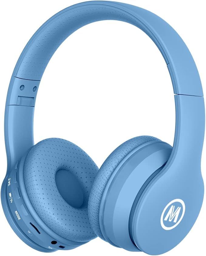 Mokata Headphones Bluetooth Wireless/Wired Kids Volume Limited 94 /110dB Over Ear Foldable Noise ... | Amazon (US)