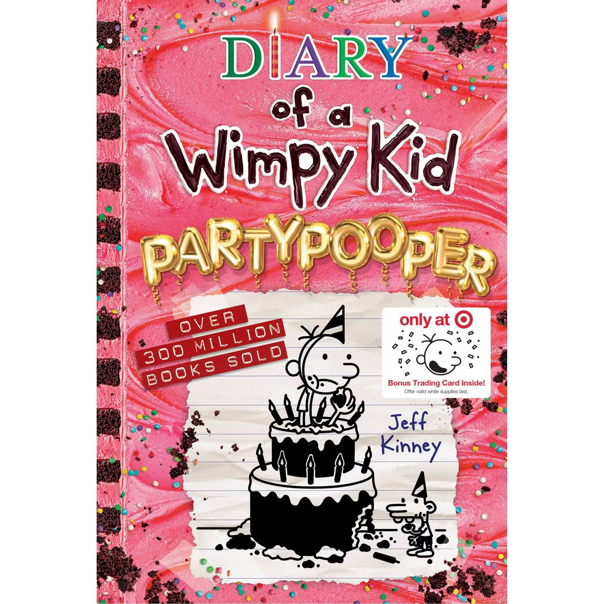 Diary of a Wimpy Kid 20: Partypooper - Target Exclusive Edition - by Jeff Kinney (Hardcover) | Target