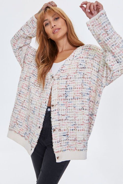 Marled Knit Cardigan Sweater | Forever 21 (US)