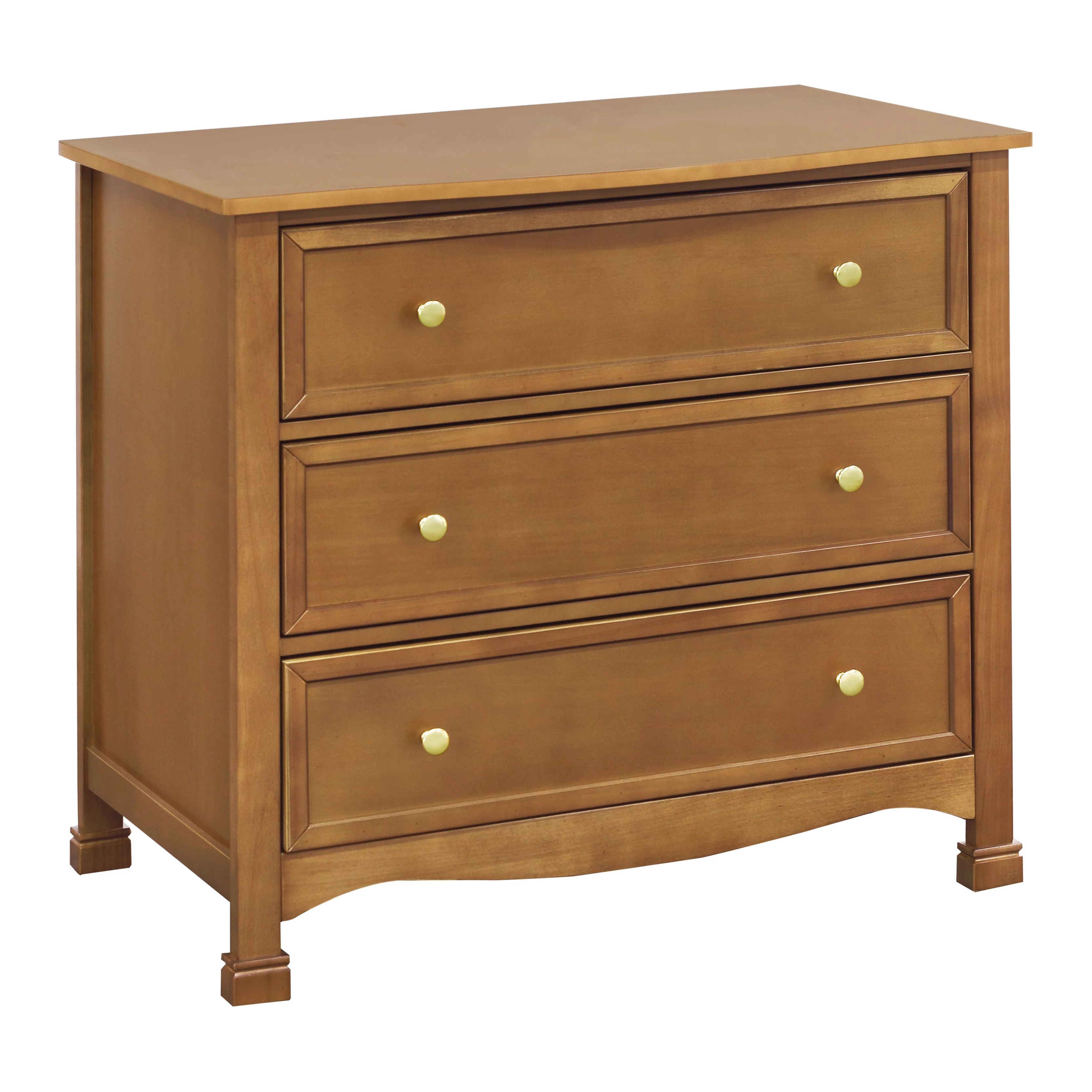 DaVinci Kalani 3 Drawer Dresser in Chestnut Finish - Walmart.com | Walmart (US)