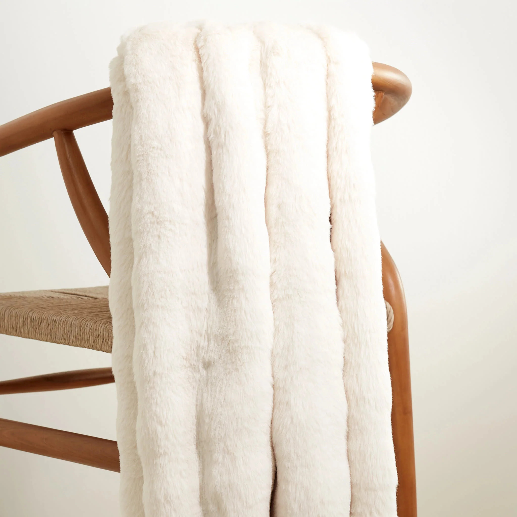 Fab Faux Ivory Throw | Annie Selke