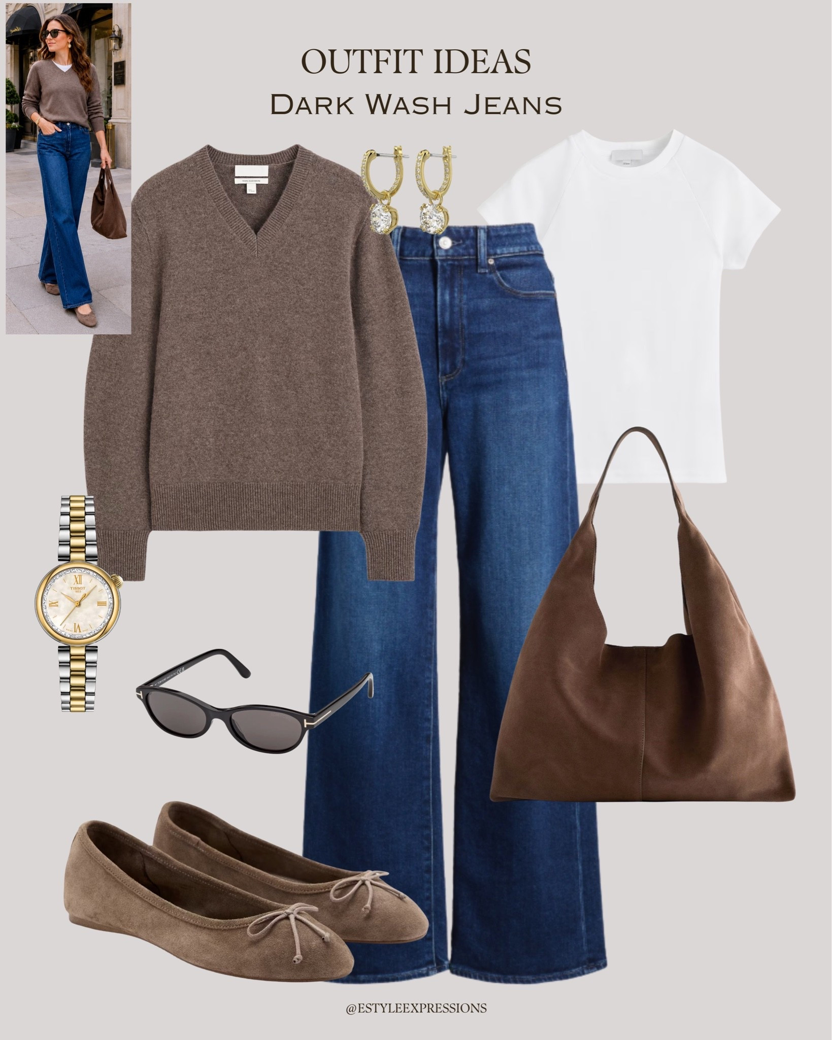 Transitional outfits with dark blue jeans!👖🍂

#LTKjeans