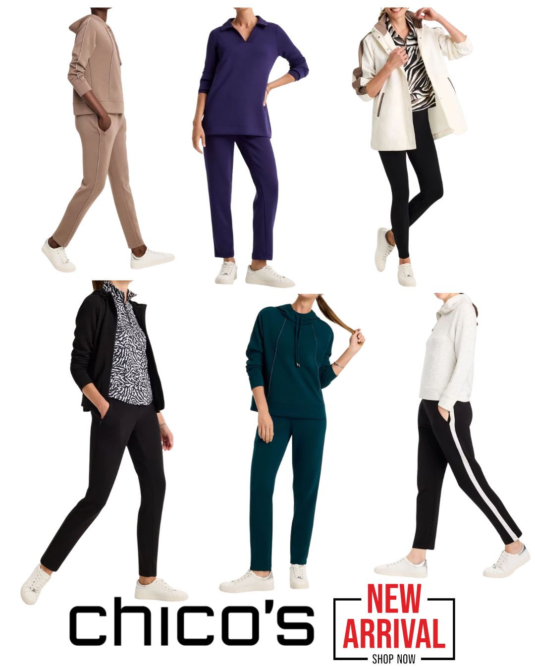 New arrivals. Some on sale temporarily. Take a look.
Athleiywear, travel style, every day life. 
Joggers, leggings and more

#LTKOver40 #LTKdayinmylife #LTKSaleAlert