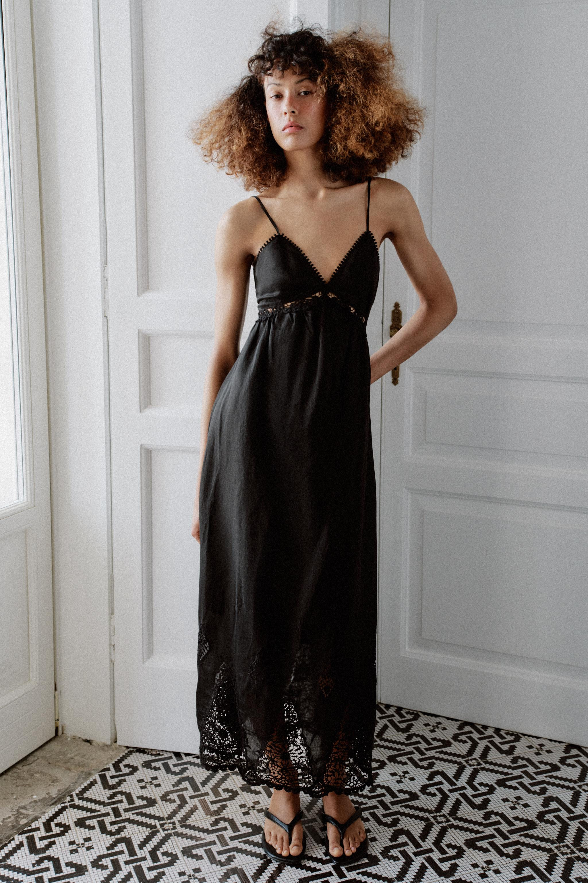 EMBROIDERED MIDI DRESS | Zara US