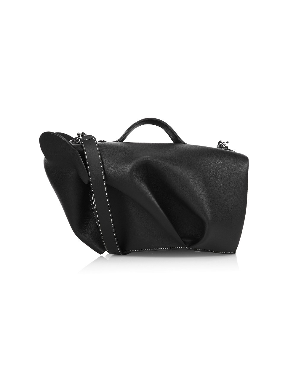 Women's Large Leather Elephant Bag - Black - Black - Size Large | Saks Fifth Avenue