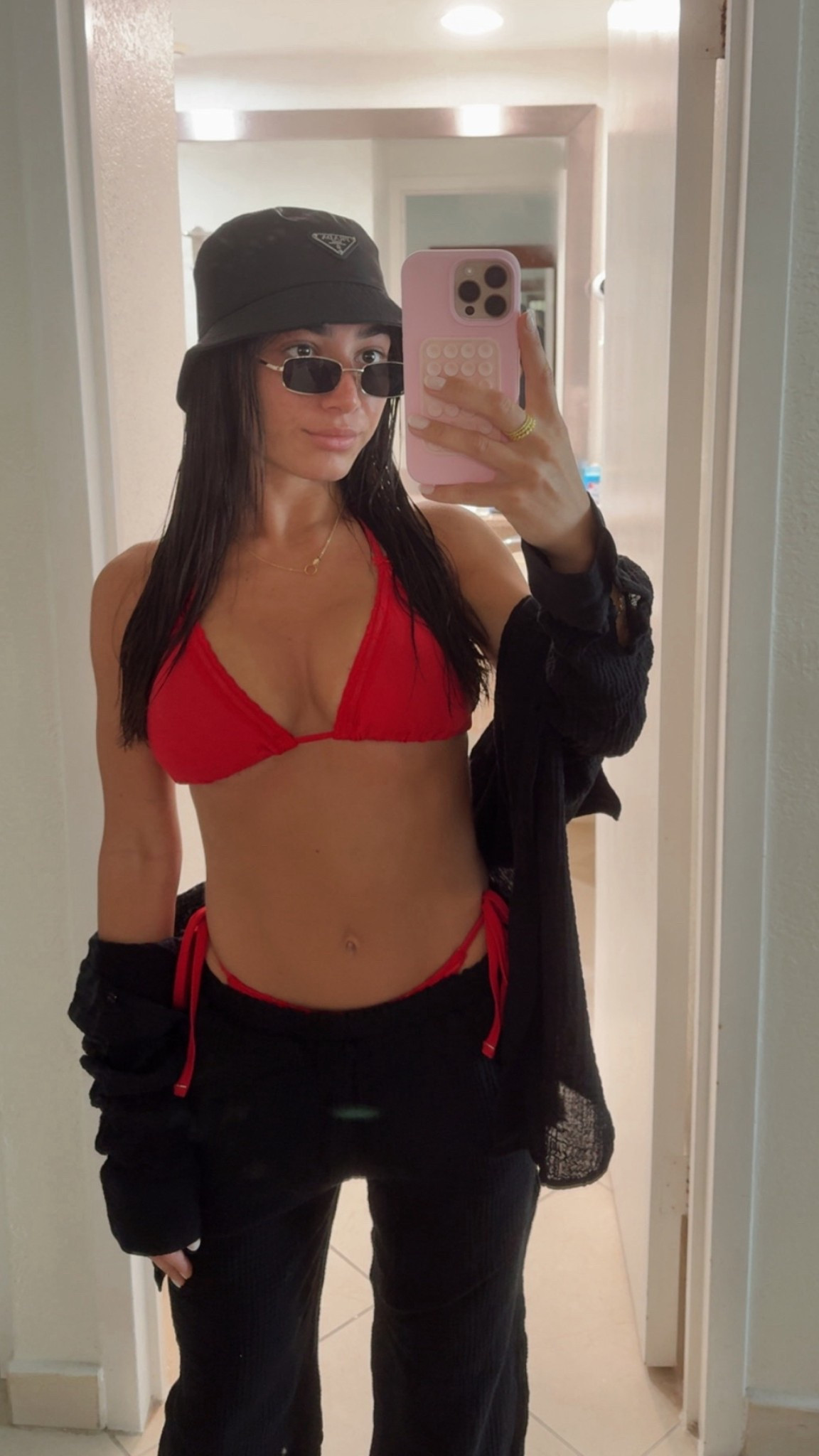 Day in Aruba 👙 #OOTD #bikini #aruba

Glasses - Amazon
Bikini - frankie’s x vs 
Linen cover up set - target 
Flip flops - tkees 