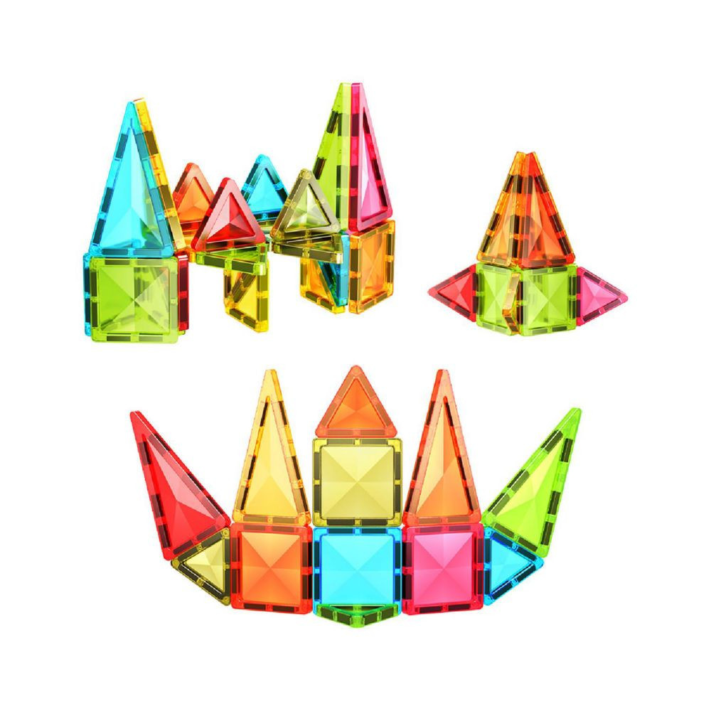 PicassoTiles 36pc Magnet Tile Building Blocks Mini Diamond Series Magnetized Toy | Oriental Trading Company