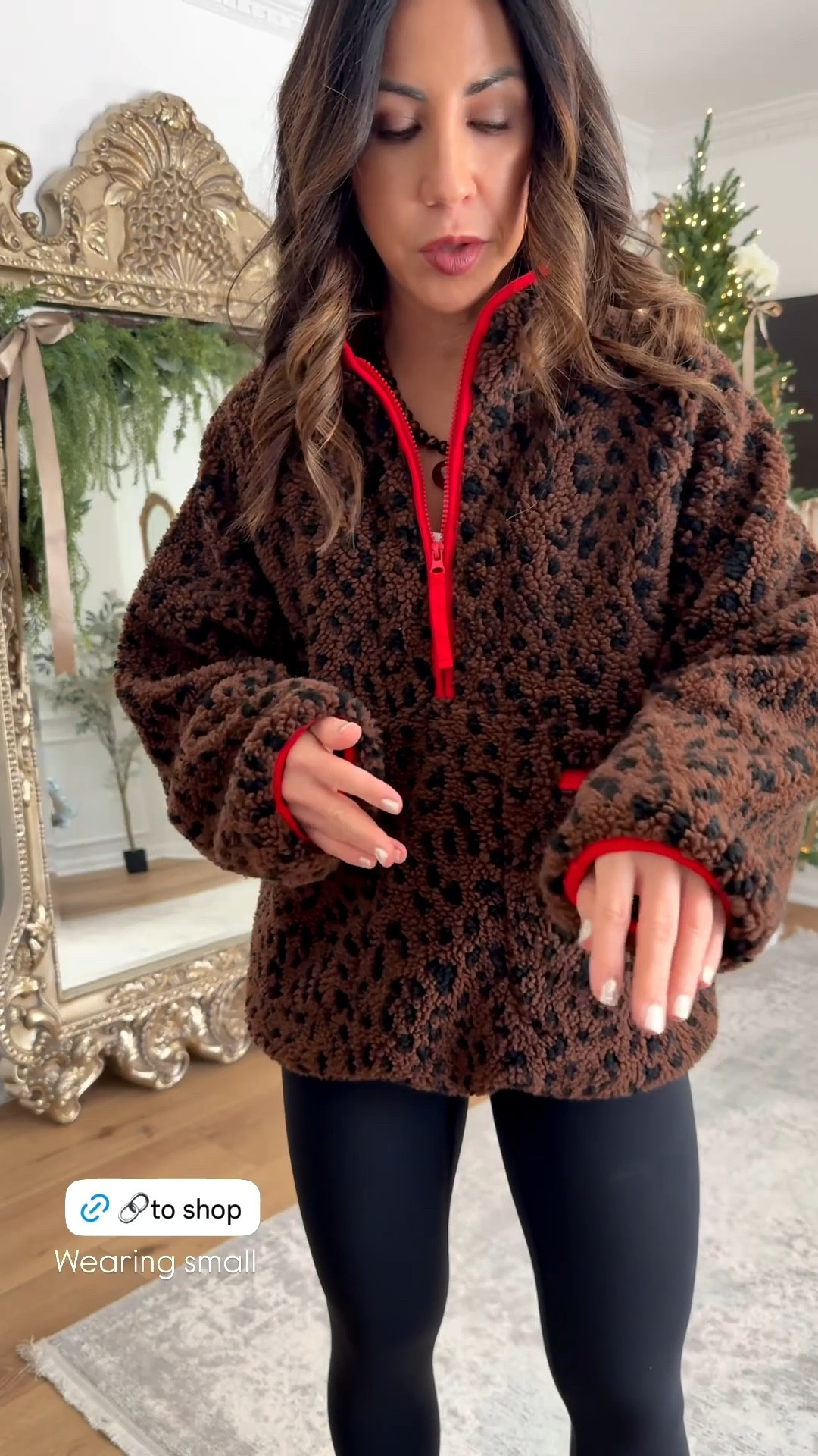 Small Sherpa pullover, leopard

#LTKFindsUnder50 #LTKOver40