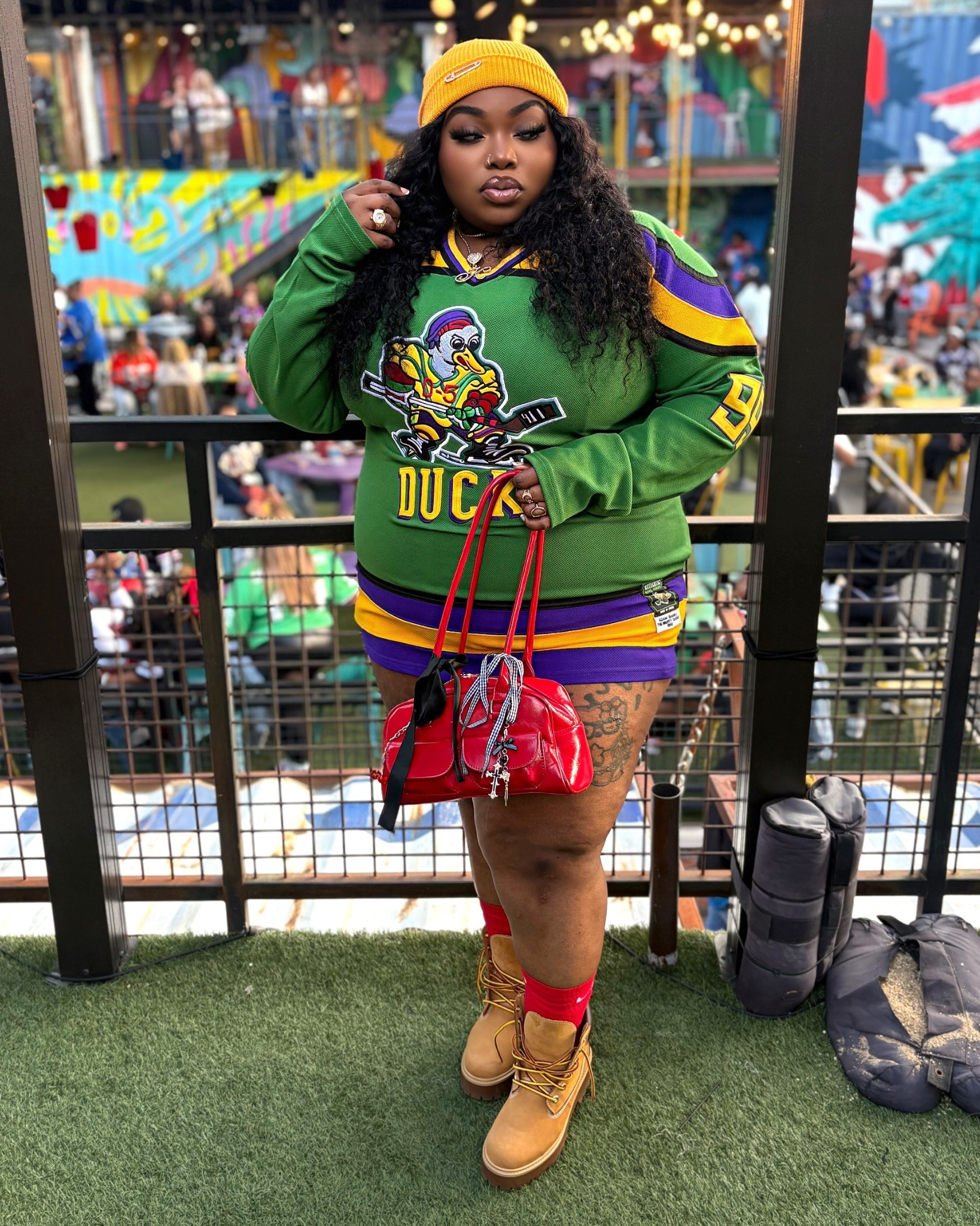 Jersey is a size 3xl. I did make alterations form my desired fit.

Shoes are a size 9

#LTKSeasonal #LTKPlusSize #LTKShoeCrush